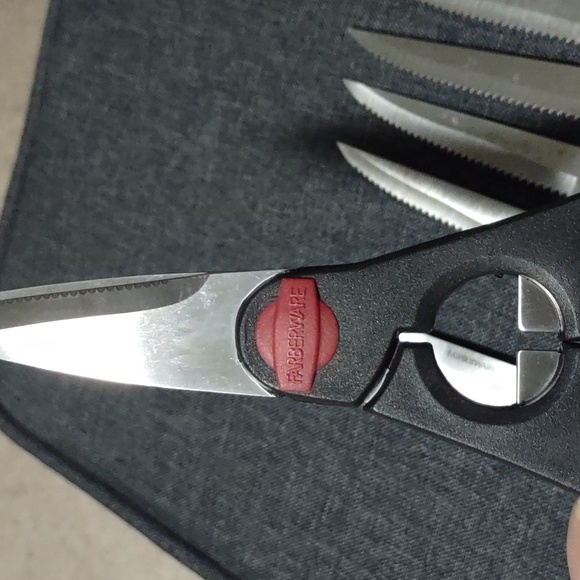 Farberware Knife Set Black 9 Pcs - Picture 2 of 5